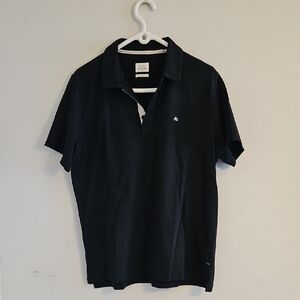 rag & bone Black Polo Shirt
